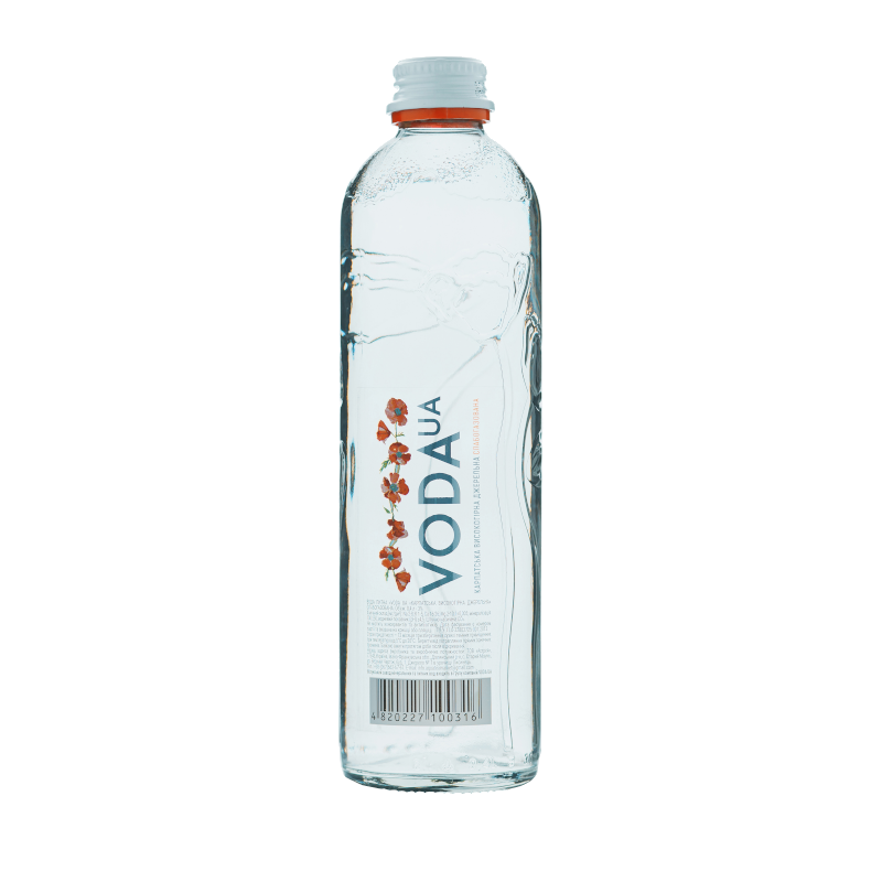 Вода питна VODA UA, слабогазована, 0,4л